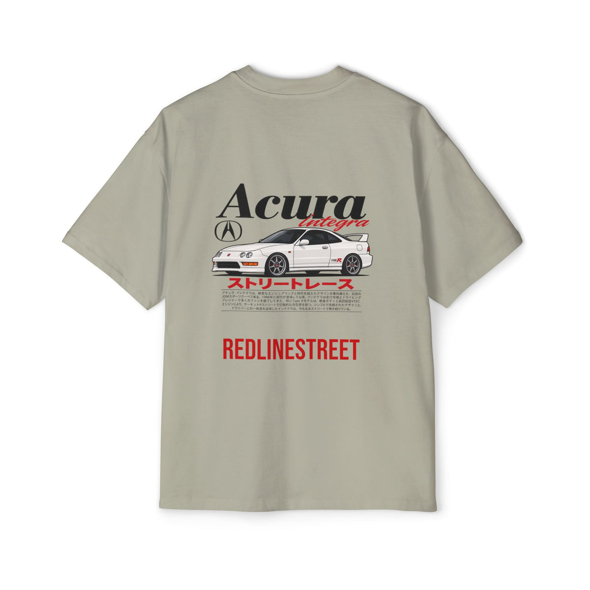 RedlineStreet Acura Integra Oversized T-Shirt