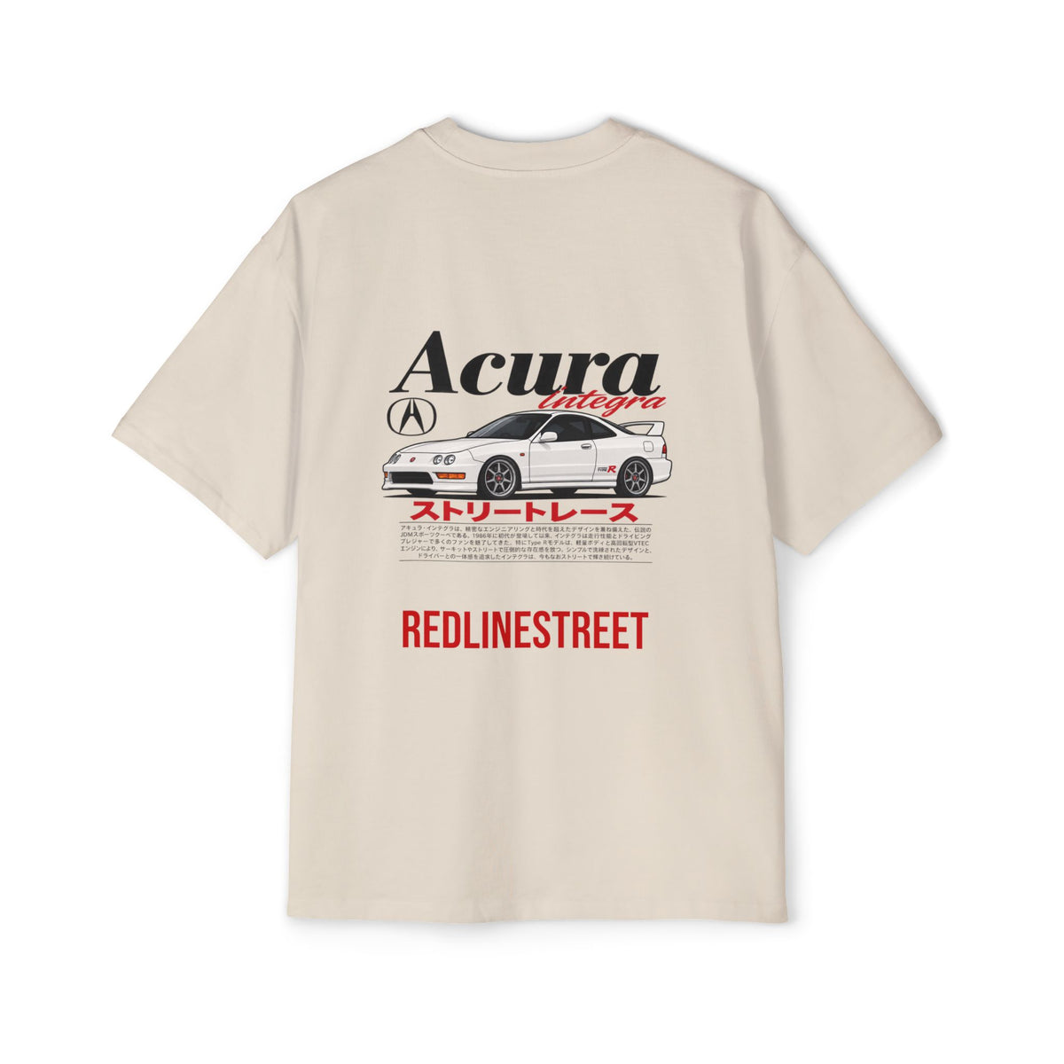 RedlineStreet Acura Integra Oversized T-Shirt