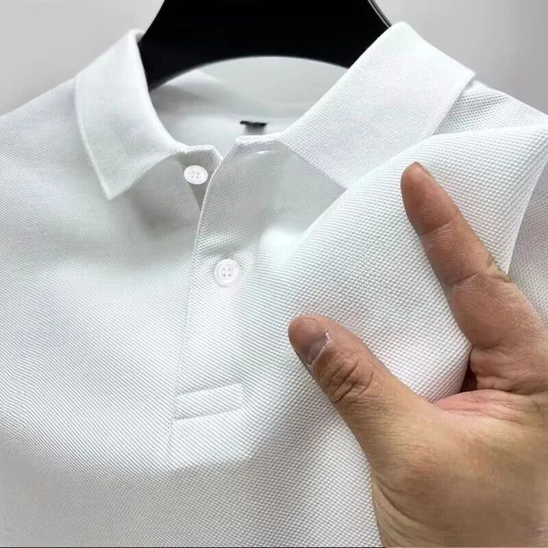 Men's Short Sleeved Shirt T-shirt Polo Shirt Cherry Blossom Pattern Printed Casual Style Loose Fit Daily Casual